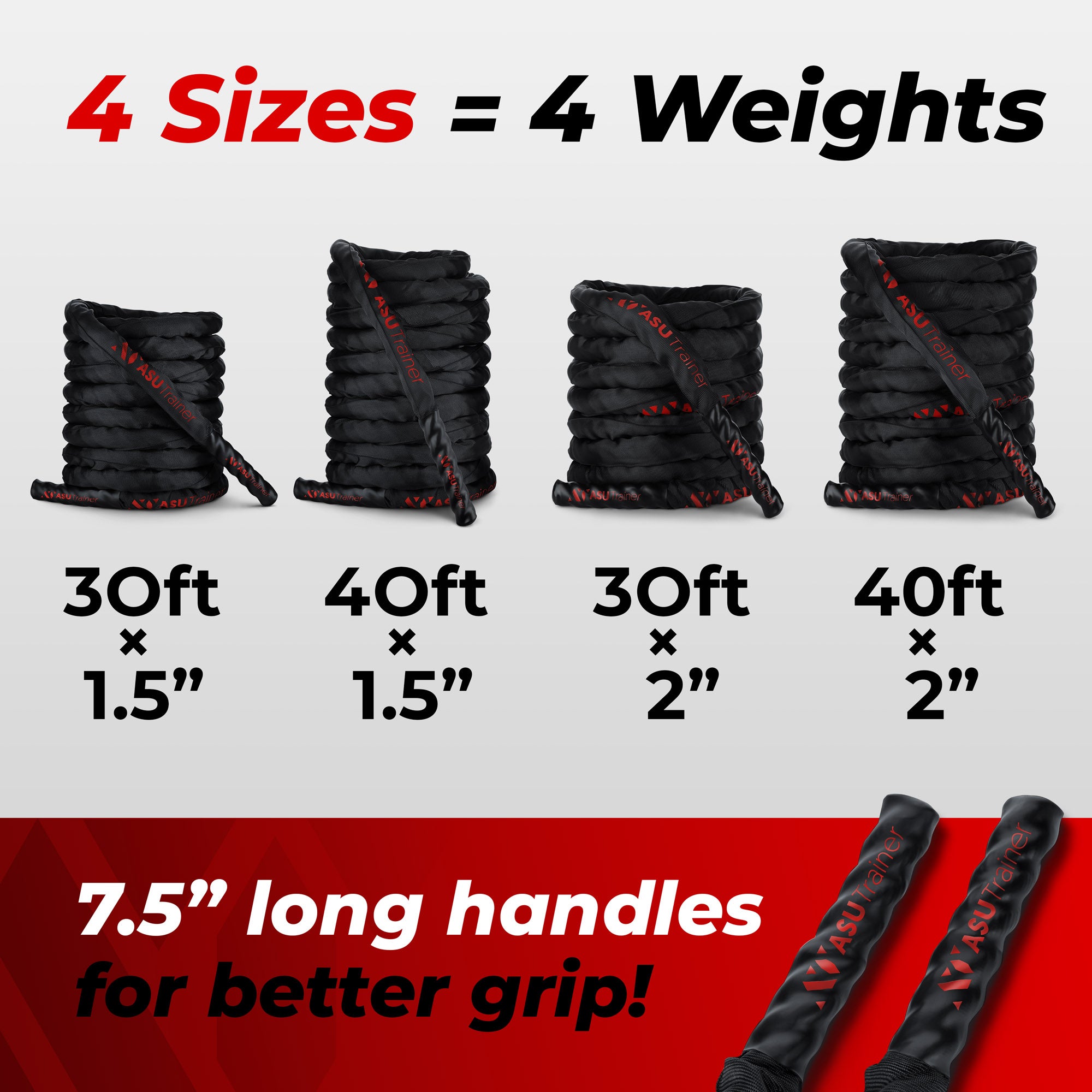 Weighted best sale battle rope